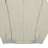 KINGFIELD Mens Beige Zip Up Polyester Bomber Jacket XL Woven Casual Outerwear