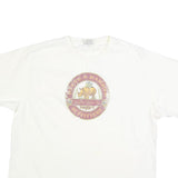 STEVE & BARRYS Mens White Safari Logo Graphic T-Shirt XL Crew Neck Short Sleeve