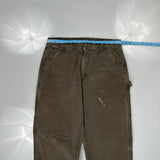 Carhartt Carpenter Pants - 33W 33L Brown Cotton