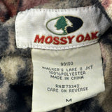 Mossy Oak Camo Fleece Jacket - Medium Khaki Polyester
