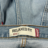 Levis 550 Jeans - 36W 30L Light Wash Denim
