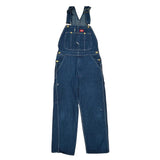 Dickies Overalls - 32W 30L Blue Cotton