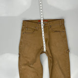 Dickies Cargo Carpenter Trousers - 31W 30L Brown Cotton