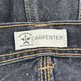 Authentic Collection Carpenter Shorts - 32W 9L Black Cotton