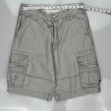 Levis Cargo Shorts - 31W 11L Grey Cotton