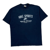 Nike Graphic T-Shirt - XL Navy Cotton