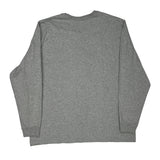 Carhartt Long Sleeve T-Shirt - XL Grey Cotton