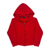 Age 10-12 Polo By Ralph Lauren Hoodie - Medium Red Cotton