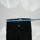Carhartt Carpenter Trousers - 36W 32L Black Cotton