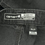 Carhartt Carpenter Pants - 36W 31L Black Cotton