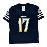 Chargers, Age 6-7 Nfl Football Jersey - Small Navy Polyester