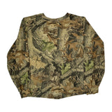 Advantage Camo Long Sleeve T-Shirt - XL Green Cotton