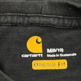 Carhartt Long Sleeve T-Shirt - Medium Black Cotton
