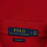 Polo By Ralph Lauren Polo Shirt - Large Red Cotton
