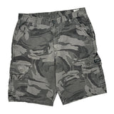 Wrangler Camo Cargo Shorts - 34W 11L Camo Cotton