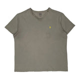 Polo By Ralph Lauren T-Shirt - XL Grey Cotton