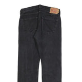 LEVI'S 501 Mens Black Regular Straight Denim Medium W34 L32 Classic Button Fly