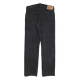 LEVI'S 501 Mens Black Regular Straight Denim Medium W34 L32 Classic Button Fly