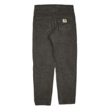 CARHARTT Womens Regular Fit Black Jeans Denim Woven W32 L30 Zip Comfortable