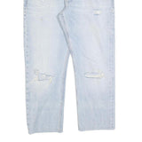 TOMMY HILFIGER Mens Regular Fit Straight Denim Light Blue W34 L27 Casual Button