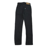 LEVI'S 511 Slim Womens Jeans Black Slim Skinny Denim W26 L27 Stretch Zip