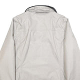 JACK WOLFSKIN Womens White Jacket L Polyester Blend Zip Outdoor Warm Winter