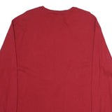 POLO RALPH LAUREN Mens Red XL Long Sleeve Crew Neck Cotton Classic T-Shirt