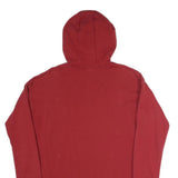 ADIDAS Womens Red Pullover Hoodie S Cotton Blend Casual Sportswear