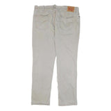 LEVI'S Mens Cotton Blend Beige Regular Fit Straight Leg Trousers W38 L31 Casual