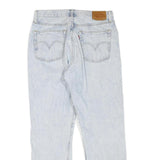 LEVI'S 501 Womens Jeans Light Blue Regular Straight Denim W30 L27 Classic Fit