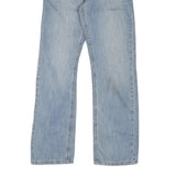 LEVI'S Womens Blue Regular Straight Denim Light W23 L25 Zip Jeans Casual