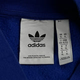 Adidas 1/4 Zip - XL Blue Cotton