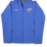 NIKE Womens Blue Zip Jacket XS Polyester Blend Tennessee Soccer Club Hooded