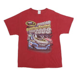 DELTA PRO WEIGHT Mens Red NASCAR Sprint Cup Series 2008 Graphic T-Shirt L Short