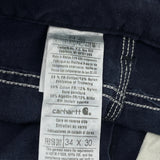 Carhartt Carpenter Pants - 33W 30L Navy Cotton