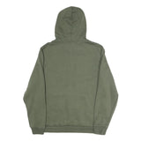 PUMA Mens Green Pullover Hoodie M Camouflage Logo Cotton Casual Sportswear