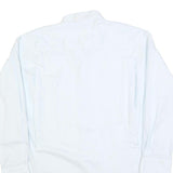 SWISS AIR Mens White Shirt L Long Sleeve Cotton Blend Workwear
