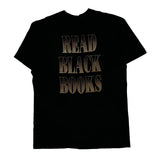 African American Book Centers Inc. Fruit Of The Loom Single Stitch T-Shirt - Large Black Cotton