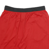 ADIDAS Mens Red Casual Shorts L W30 Polyester Blend Comfortable Fit