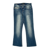 Zco Jeans Lace Jeans - 28W UK 6 Blue Cotton