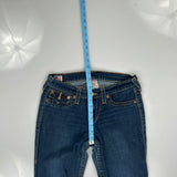 True Religion Skinny Jeans - 28W UK 8 Blue Cotton