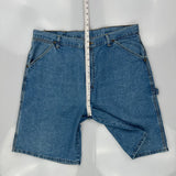 Unbranded Carpenter Shorts - 38W 10L Blue Denim