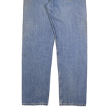 LEVI'S 505 Mens Jeans Blue Regular Straight Denim Medium W35 L32 Classic Style