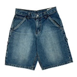 Wrangler Carpenter Shorts - 26W UK 6 Blue Denim