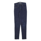 LEVI'S 721 Womens Jeans Blue Slim Skinny Denim W26 L30 Stretch Cotton Blend