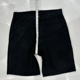 Wrangler Chino Shorts - 32W 10L Black Cotton