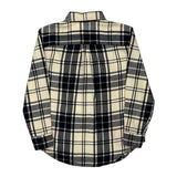 Age 10-12 Polo By Ralph Lauren Checked Flannel Shirt - Medium Black & White Cotton