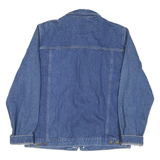 MARLBORO Mens Blue Denim Cotton Blend Button Jacket M Casual Classic Style