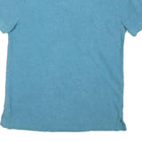 TOMMY HILFIGER Mens Blue Short Sleeve Polo Shirt M Cotton Blend Classic Fit