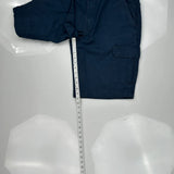 Red Kap Cargo Shorts - 34W 10L Navy Cotton